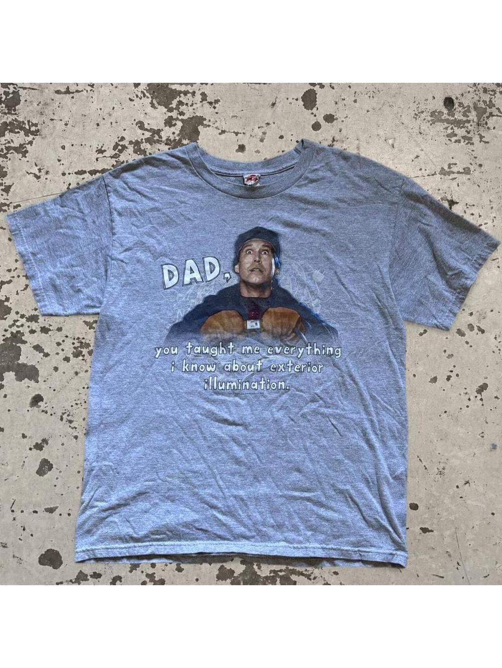 Mens vintage 90s National Lampoons Christmas dad t-shirt Size L